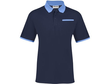 Mens Caliber Golf Shirt - Aqua Only