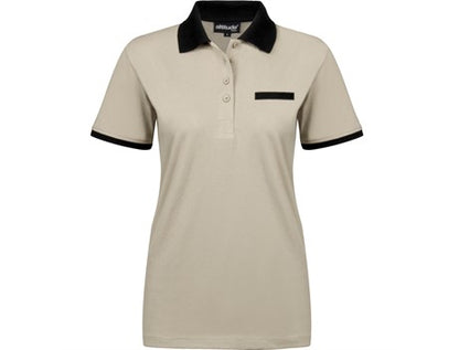 Ladies Caliber Golf Shirt - Aqua Only