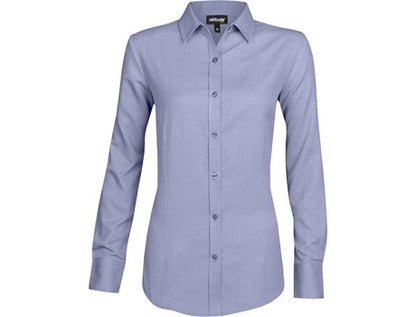 Ladies Long Sleeve Nottingham Shirt - Purple Only