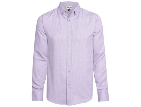 Mens Long Sleeve Nottingham Shirt  - Purple (ALT-NHML-P)