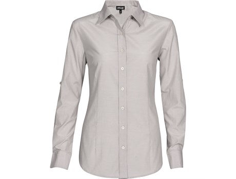 Ladies Long Sleeve Portsmouth Shirt - Grey (ALT-PSLL-GY)