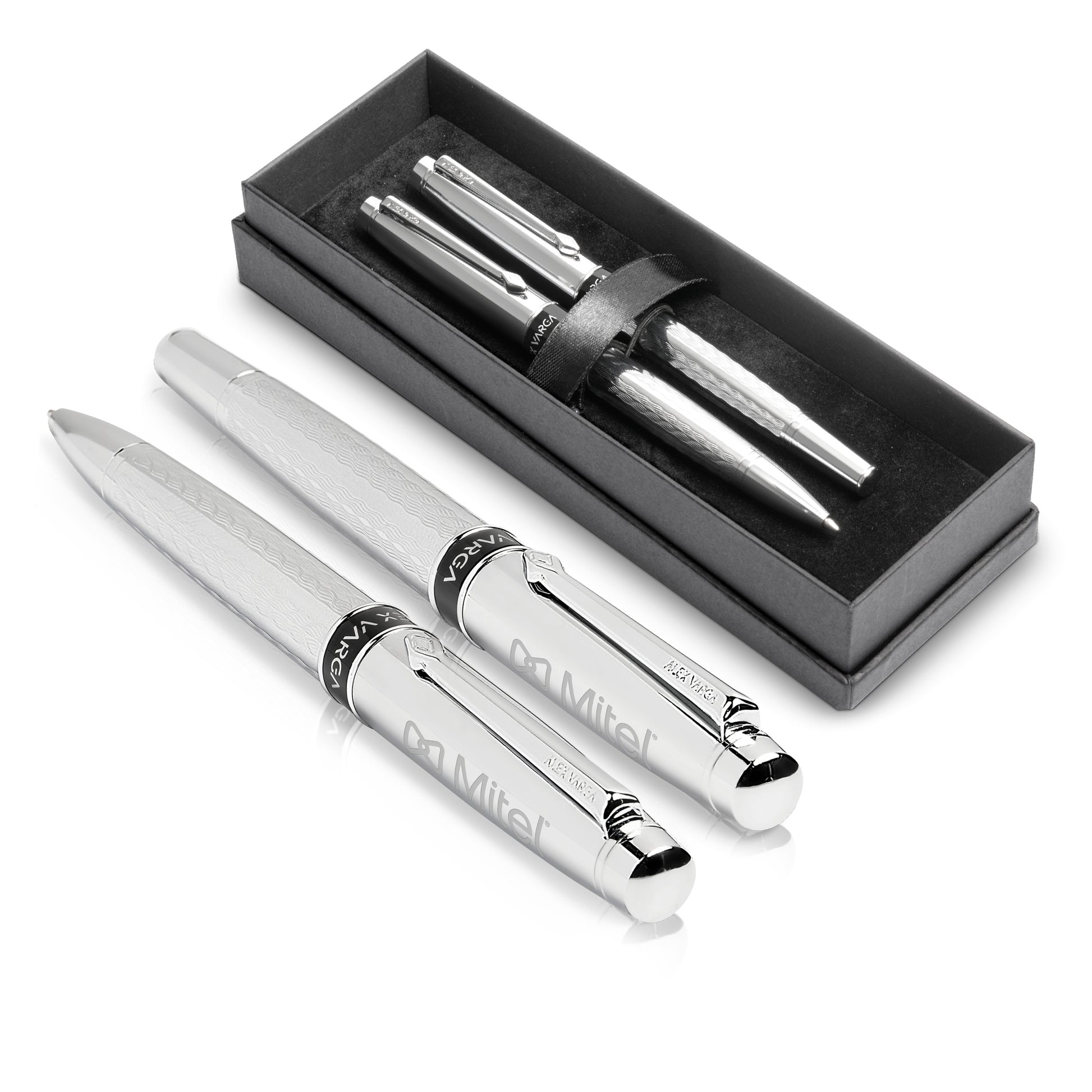 Alex Varga Cygnus Ball Pen & Rollerball Set (AV-19018)