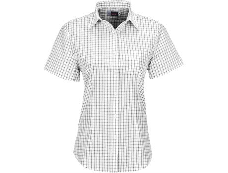 Ladies Short Sleeve Aston Shirt  - White (BAS-3420-W)