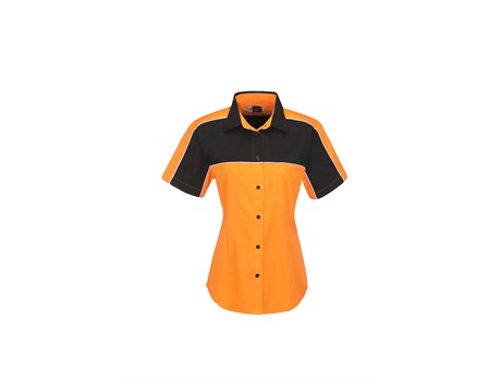 Ladies Daytona Pitt Shirt  - Orange (BAS-5161-O)