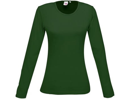 Ladies Long Sleeve Portland T-Shirt - Green Only