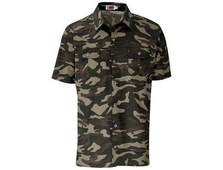 Mens Short Sleeve Wildstone Shirt - Camouflage (BAS-7760-CAM)