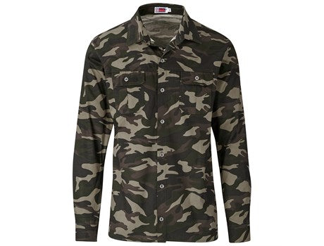 Mens Long Sleeve Wildstone Shirt - Camouflage (BAS-7762-CAM)