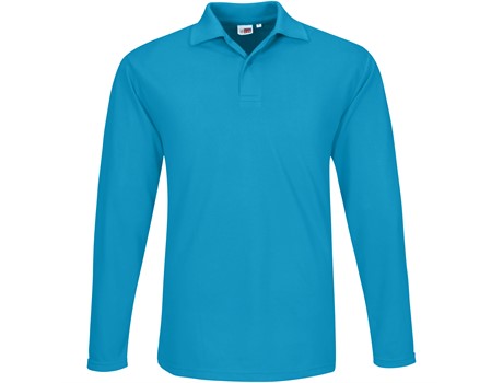 Mens Long Sleeve Elemental Golf Shirt