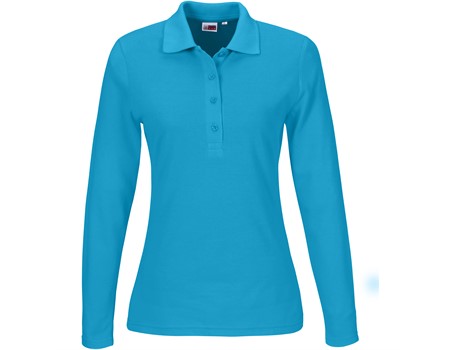 Ladies Long Sleeve Elemental Golf Shirt - Lime Only