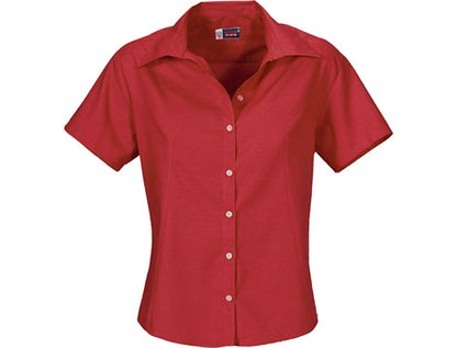 Ladies Short Sleeve Aspen Shirt - Red Only