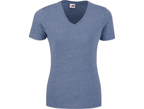 Ladies  Michigan Melange V-Neck T-Shirt