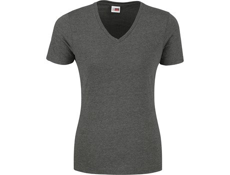 Ladies  Michigan Melange V-Neck T-Shirt