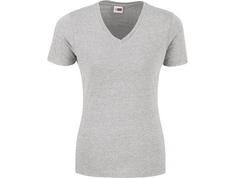 Ladies  Michigan Melange V-Neck T-Shirt