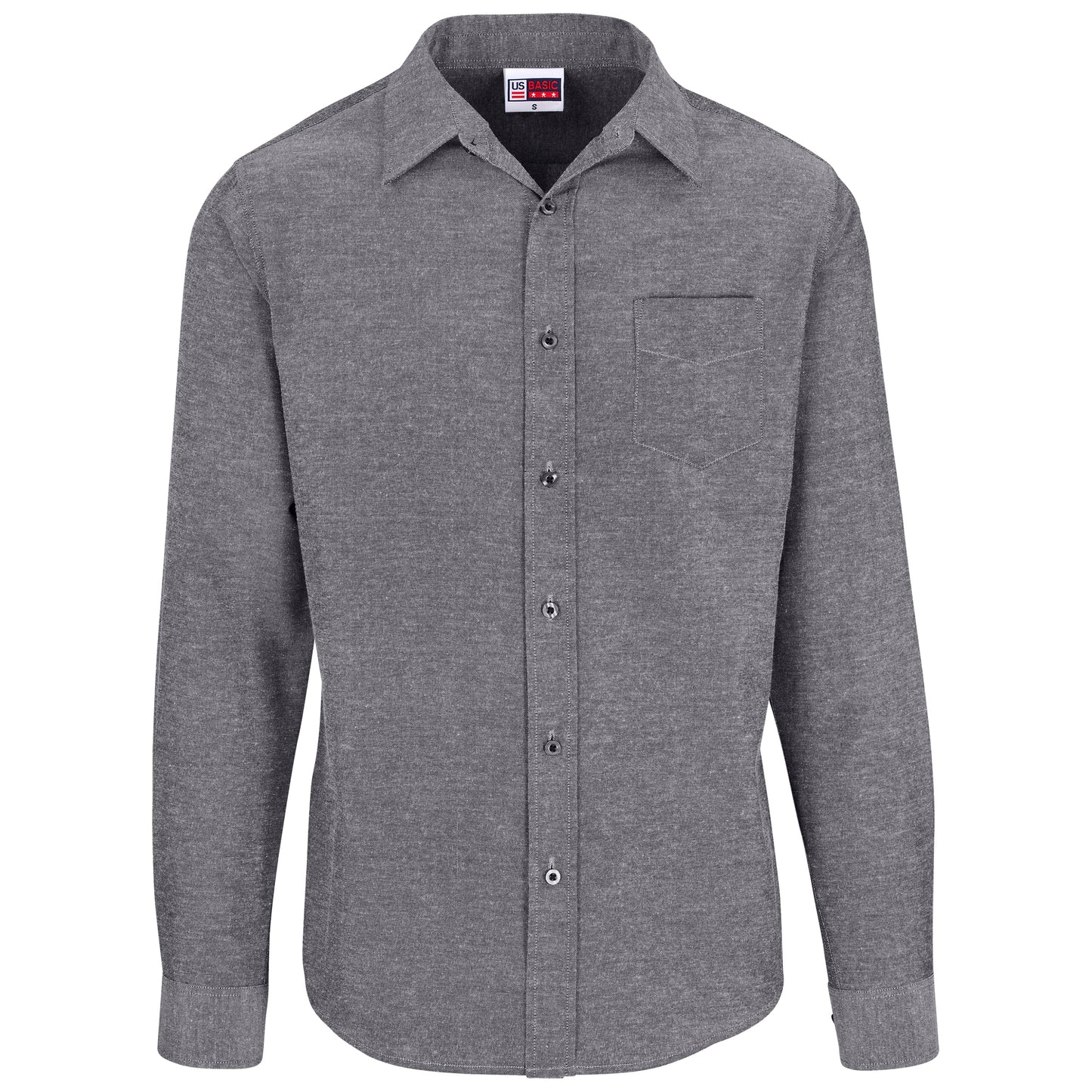 Mens Long Sleeve Oxford Shirt (CW-AL-181-A)