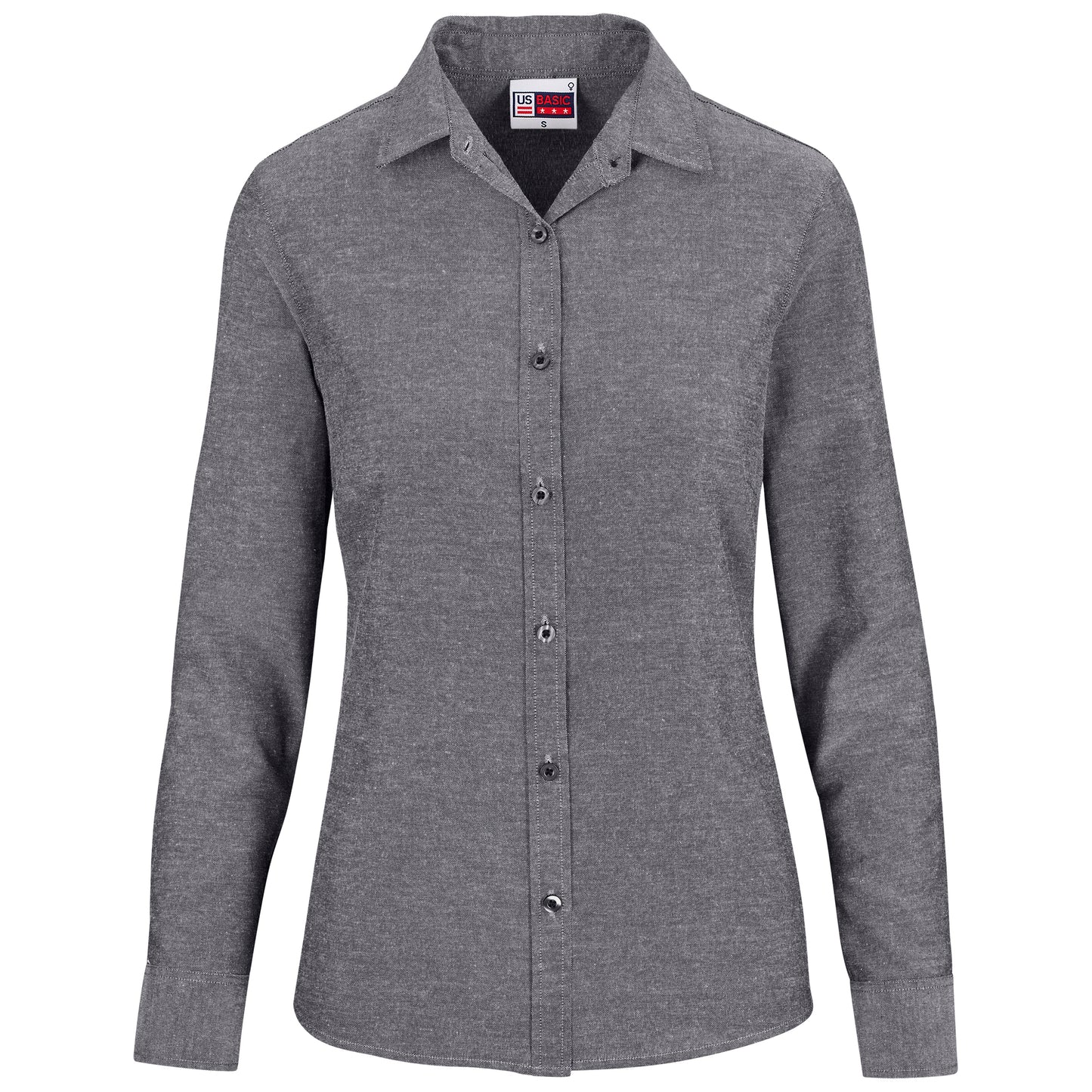 Ladies Long Sleeve Oxford Shirt (CW-AL-182-A)