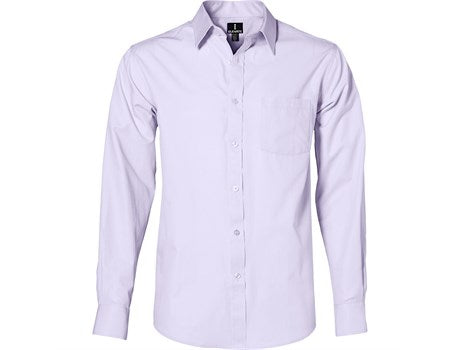 Mens Long Sleeve Sycamore Shirt - Purple (ELE-4012-P)