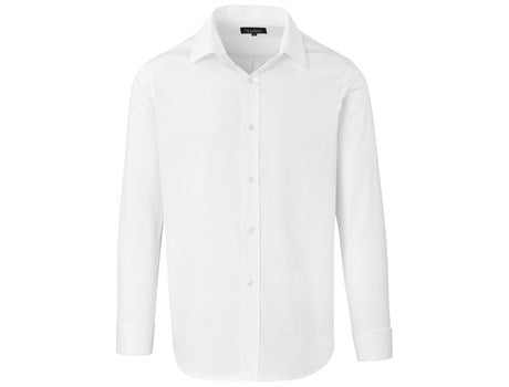 Mens Long Sleeve Taylor Shirt - White (GP-11602-W)