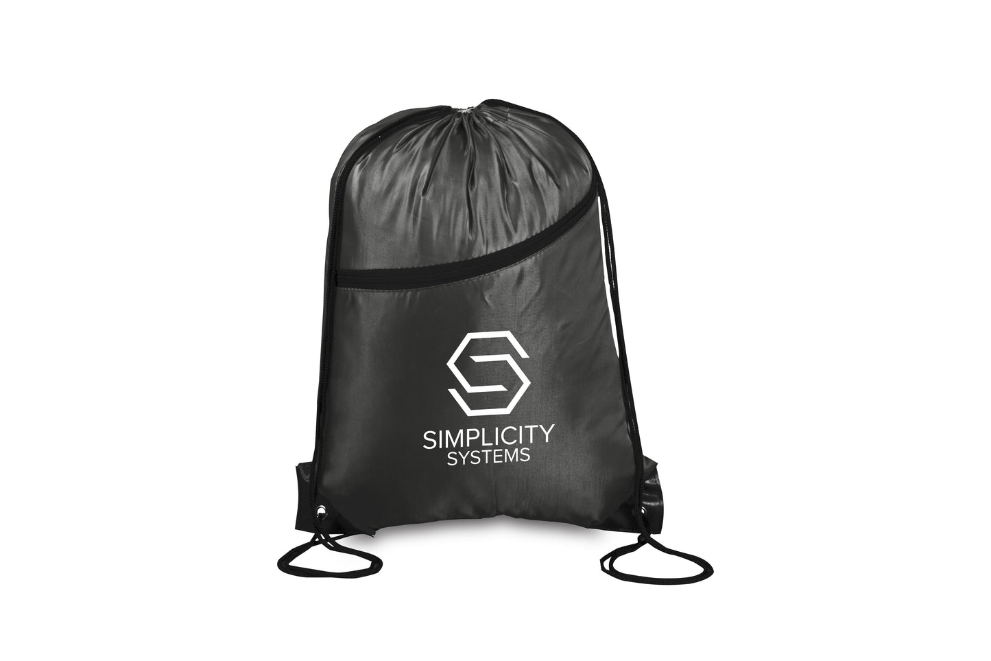 Double-up Drawstring Bag - Black Only