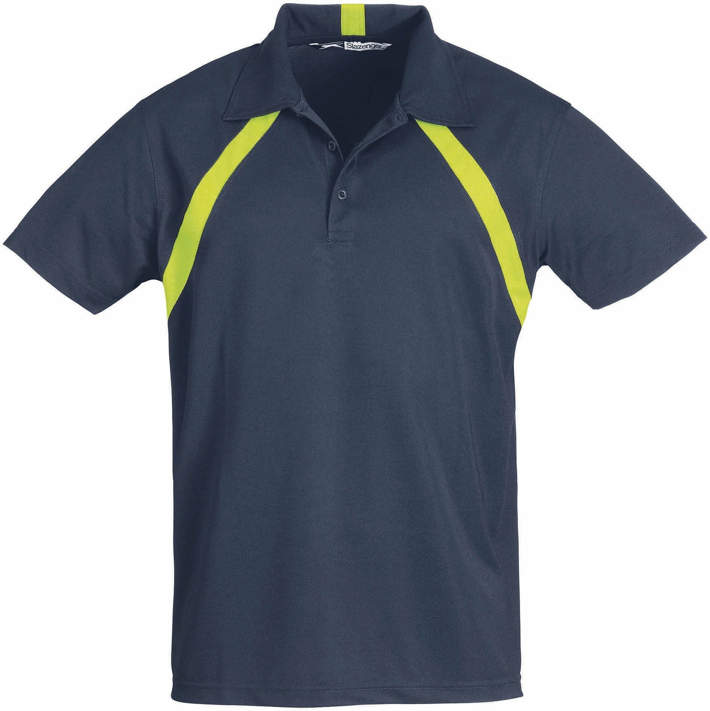 Mens Jebel Golf Shirt - Navy and Lime Only