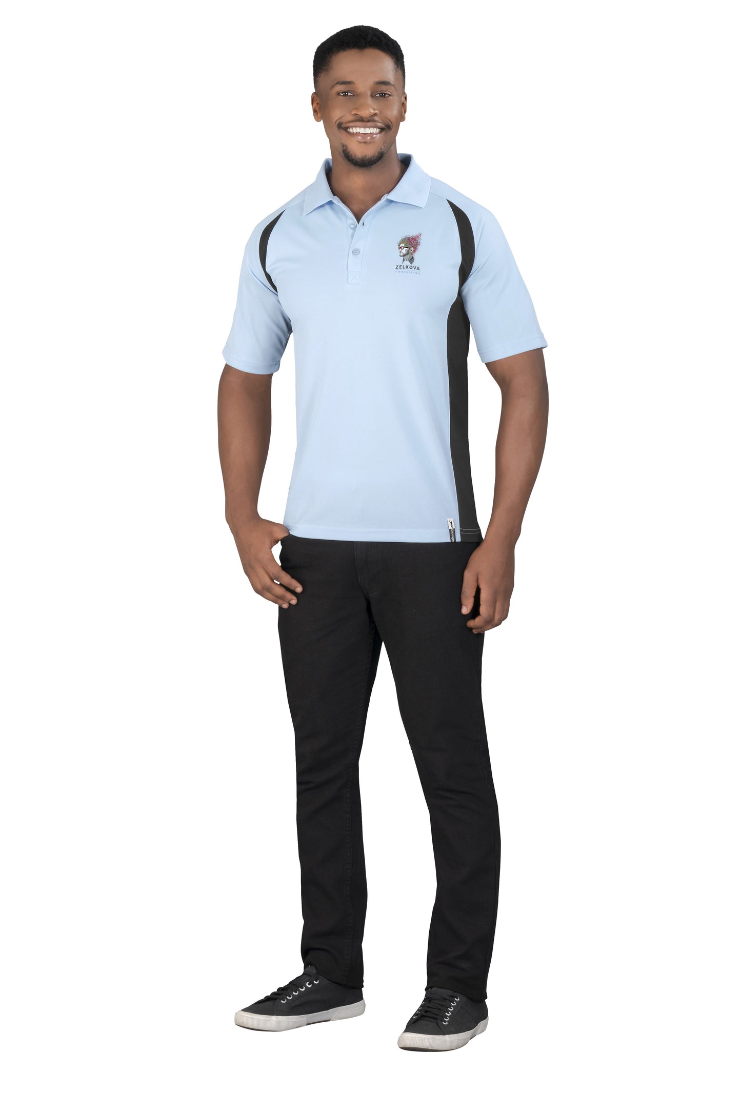 Mens Apex Golf Shirt - Light Blue Only