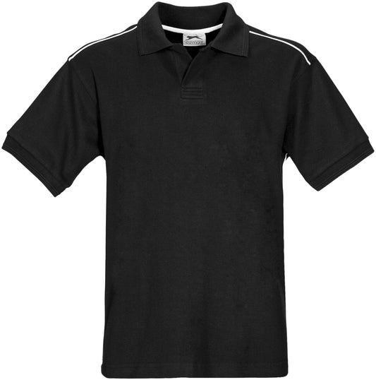 Mens Backhand Golf Shirt - Black Only