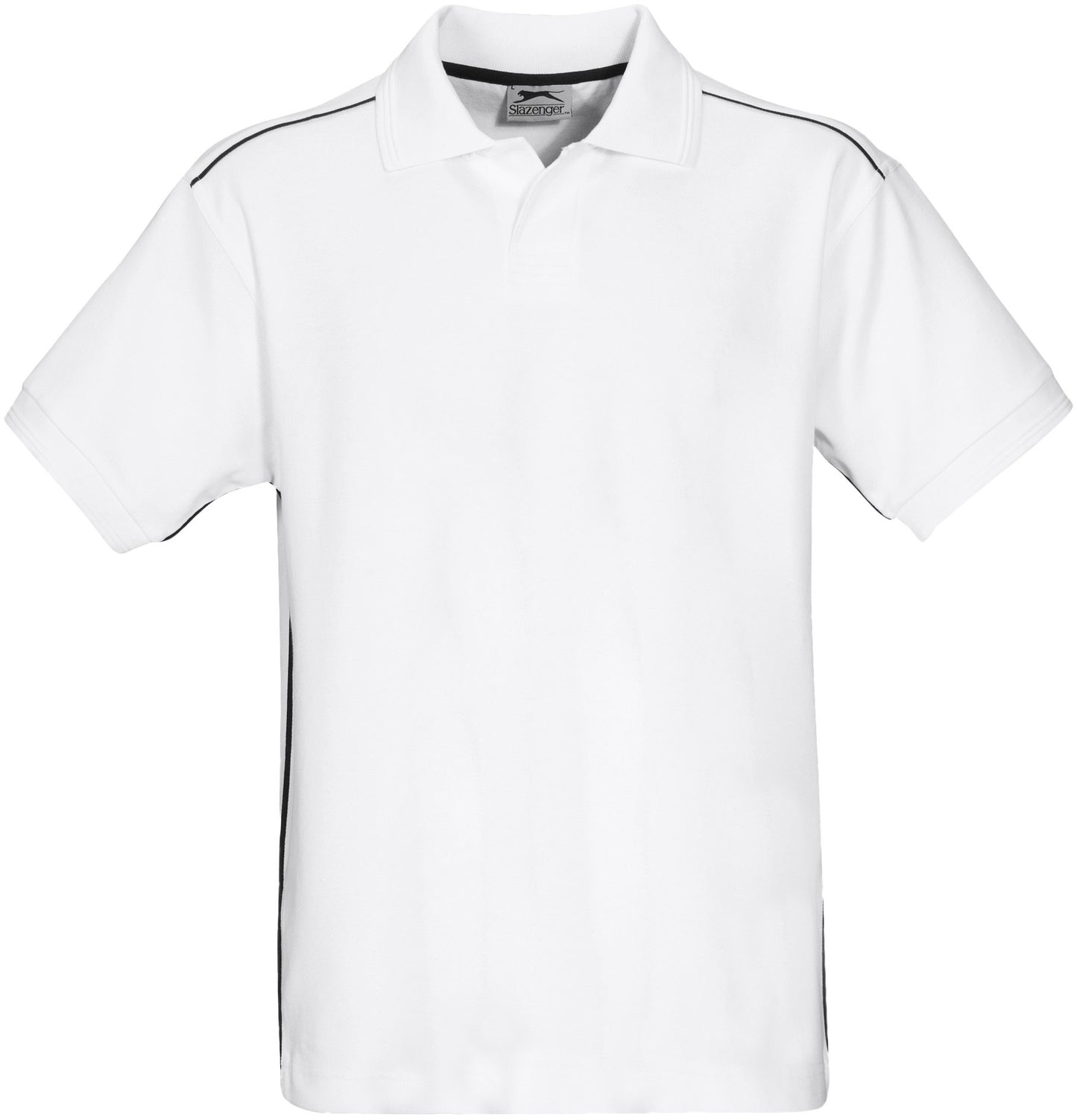 Mens Backhand Golf Shirt -White Only