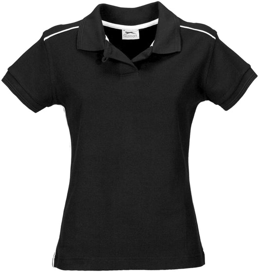 Ladies Backhand Golf Shirt - Black Only