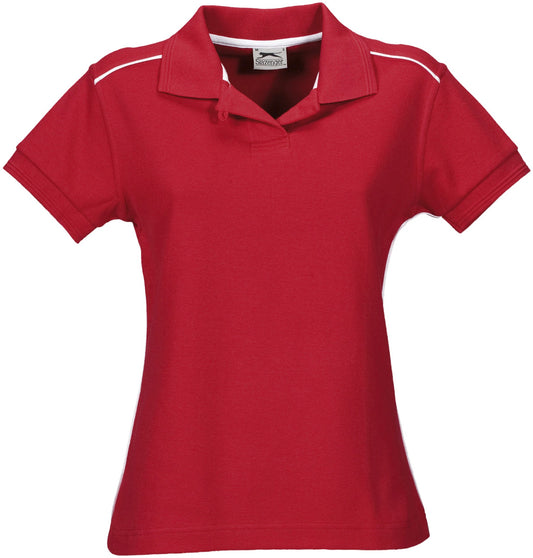 Ladies Backhand Golf Shirt - Red Only